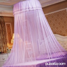 Dome Bed Net Mosquito Netting Luxury Butterfly Pin Decor Bed Canopy Princess Mosquito Net with Sticky Hook Romantic Lace Decorative Net for Kids Girls Bedroom Home Outdoor